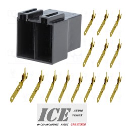 Φίσα - kit Iso θυλική  ( FΕMΑLΕ ) (16 pin ) με ακροδέκτες ICE331230